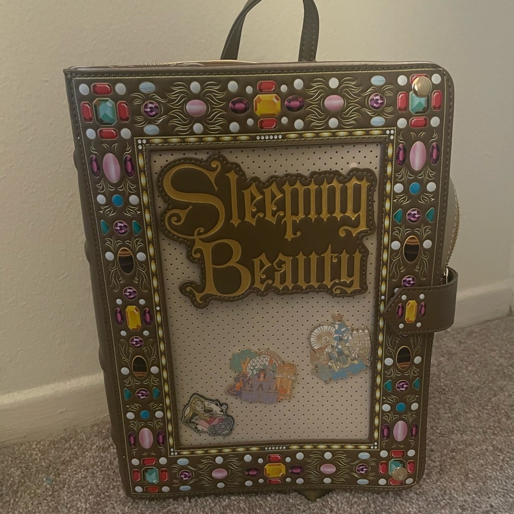 Loungefly Sleeping Beauty Book Backpack